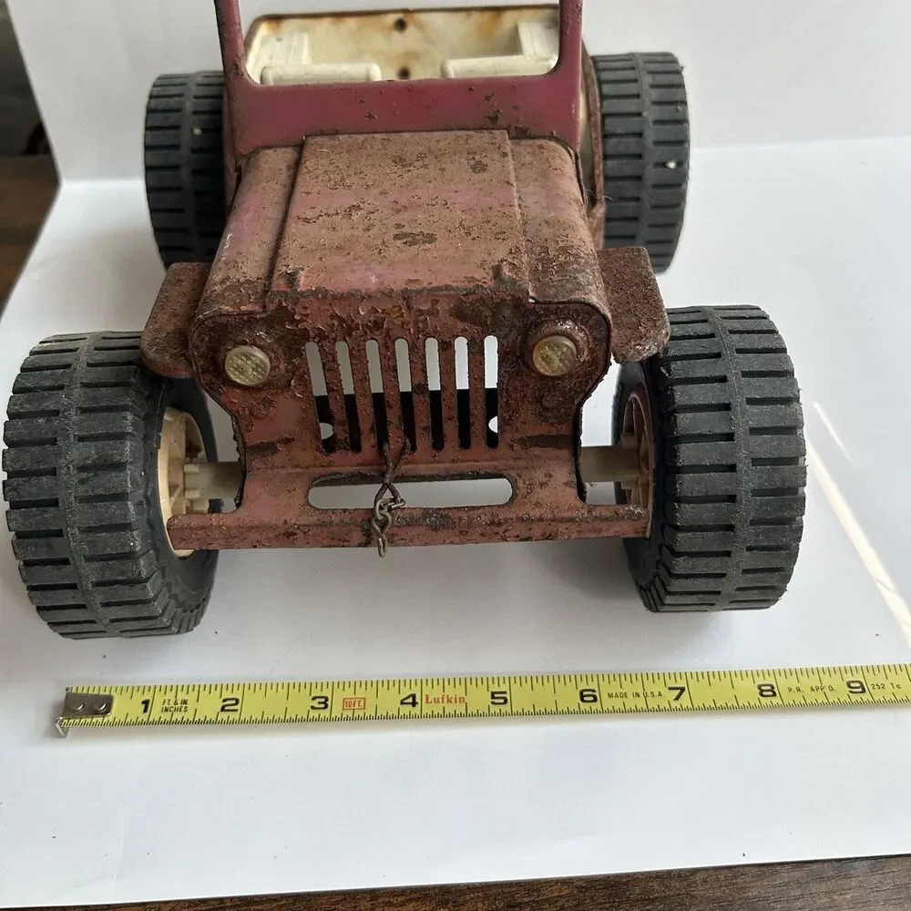 Tonka Jeep Dune Buggy Vintage 1960s/70s Pressed Steel Car Red Jeep